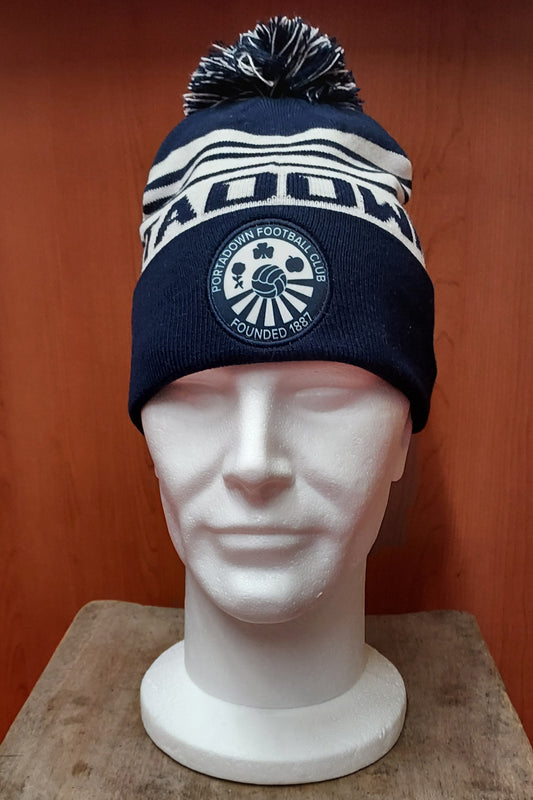 PFC Navy Bobble Hat