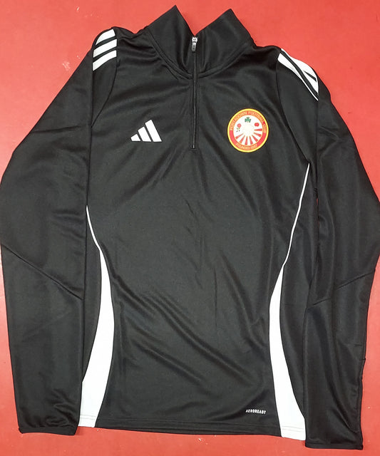 PFC Adidas Black 1/4 Zip Top