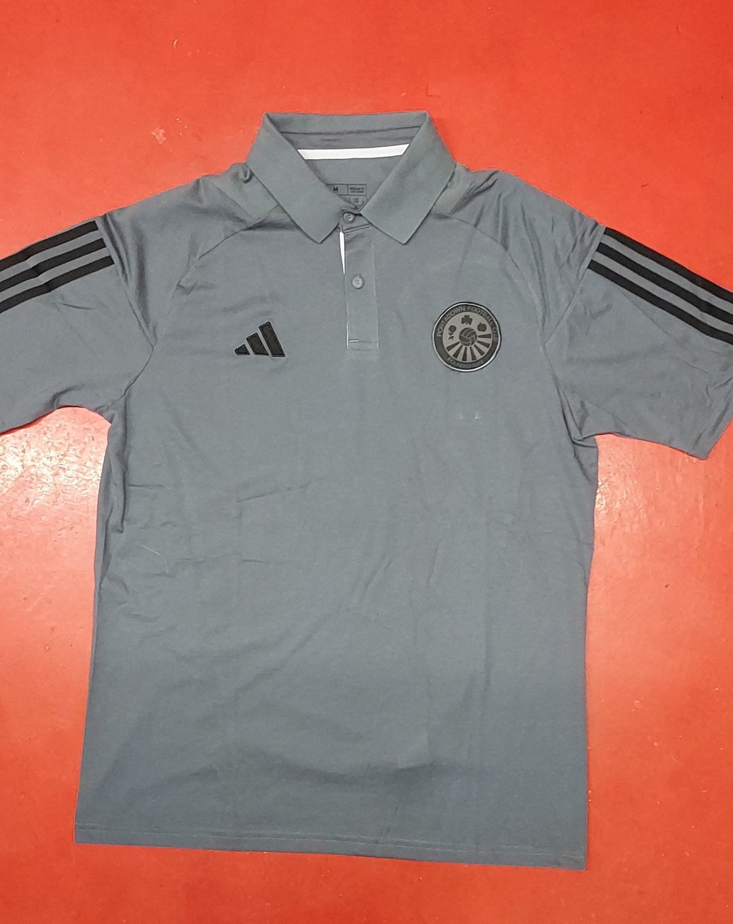 PFC Blackout Grey Adidas Polo Shirt
